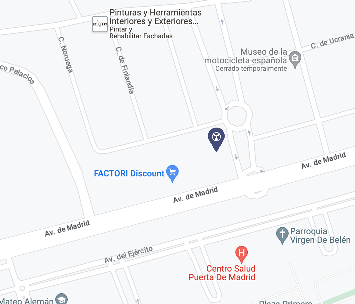 Mapa con la ubicación del concesionario en Alcalá de Henares