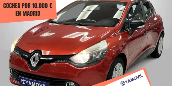 Lateral de Renault Clio, otro coche por menos de 10.000 € en Madrid