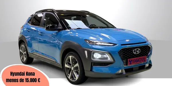 Coches Hyundai Kona de segunda mano por menos de 15.000 euros