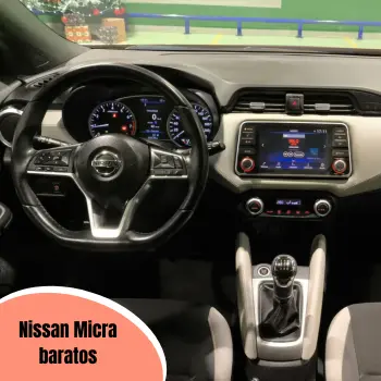 Coches Nissan Micra de segunda mano baratos