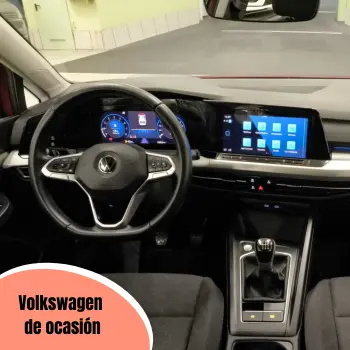 Interior del Volkswagen de ocasión barato en Madrid