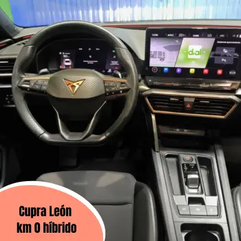 Interior del Cupra León km 0 híbrido