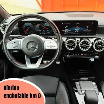 Interior Mercedes híbrido enchufable de km 0