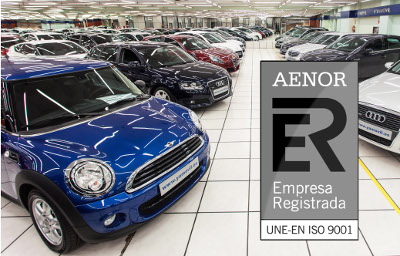 certificado ISO 9001 para todos nuestros automóviles