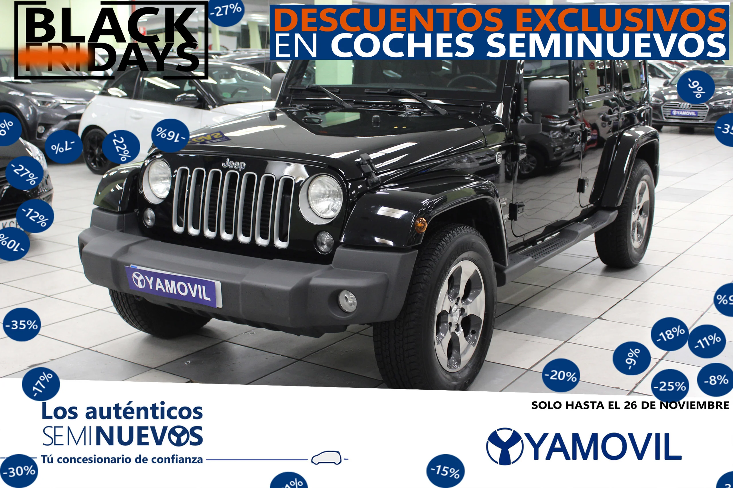 Jeep Wrangler unlimited 2.8 CRD Sahara Auto 147 kW (200 CV) - Foto 1