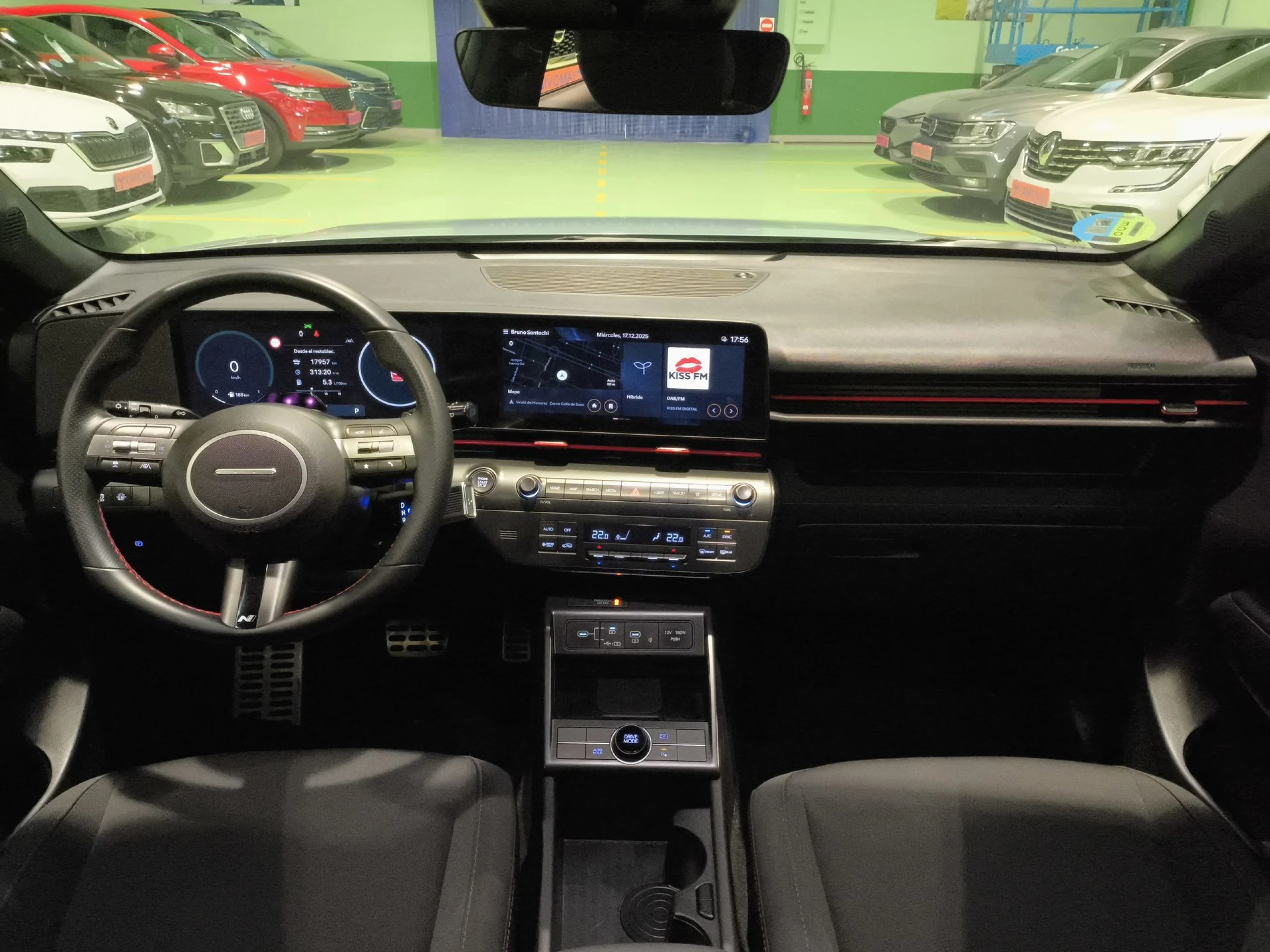 Hyundai Kona 1.6 GDI HEV N Line DT 95 kW (129 CV) - Foto 11