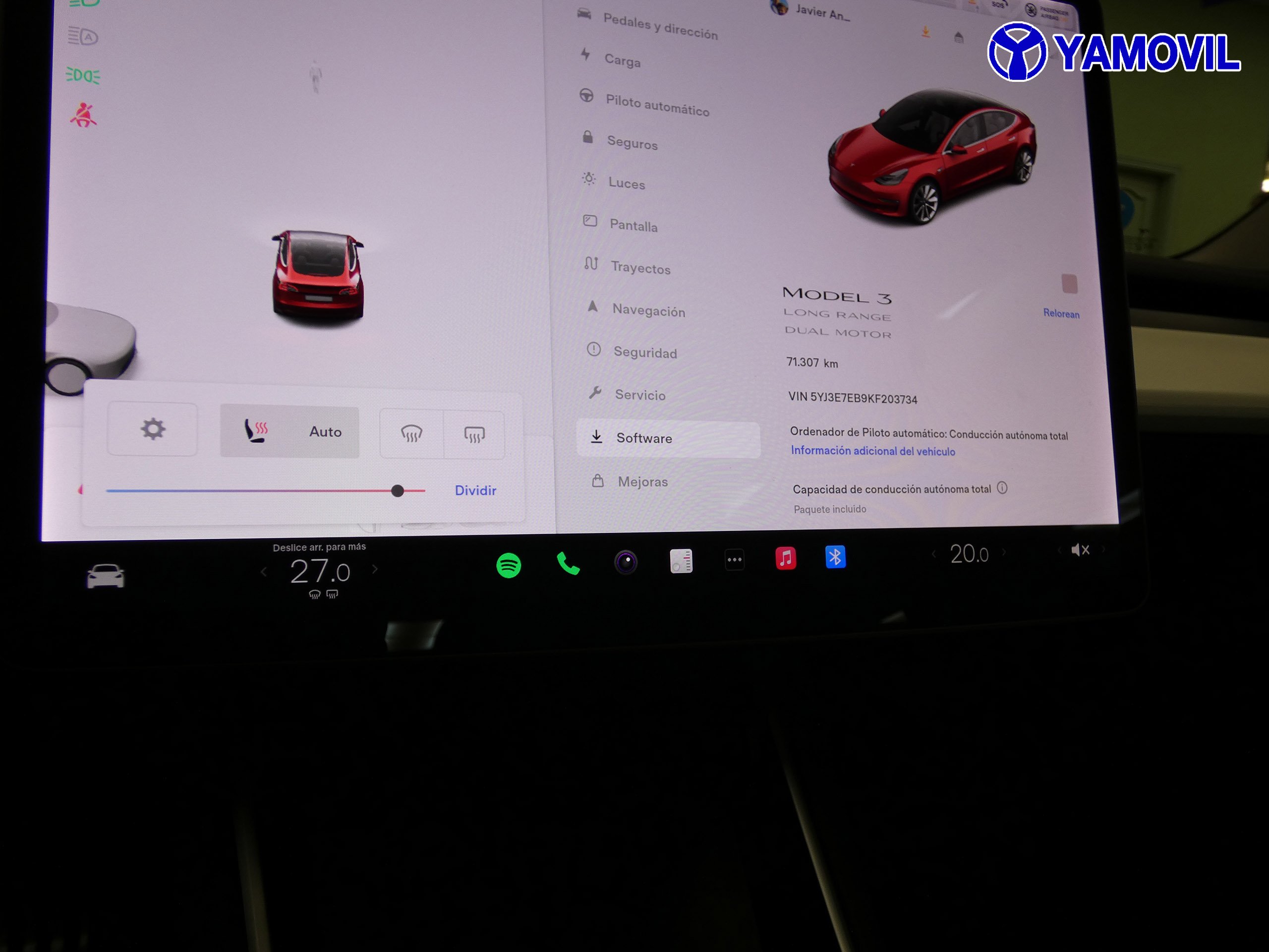 Tesla Model 3 MODEL 3 GRAN AUTONOMIA AWD 4P - Foto 22