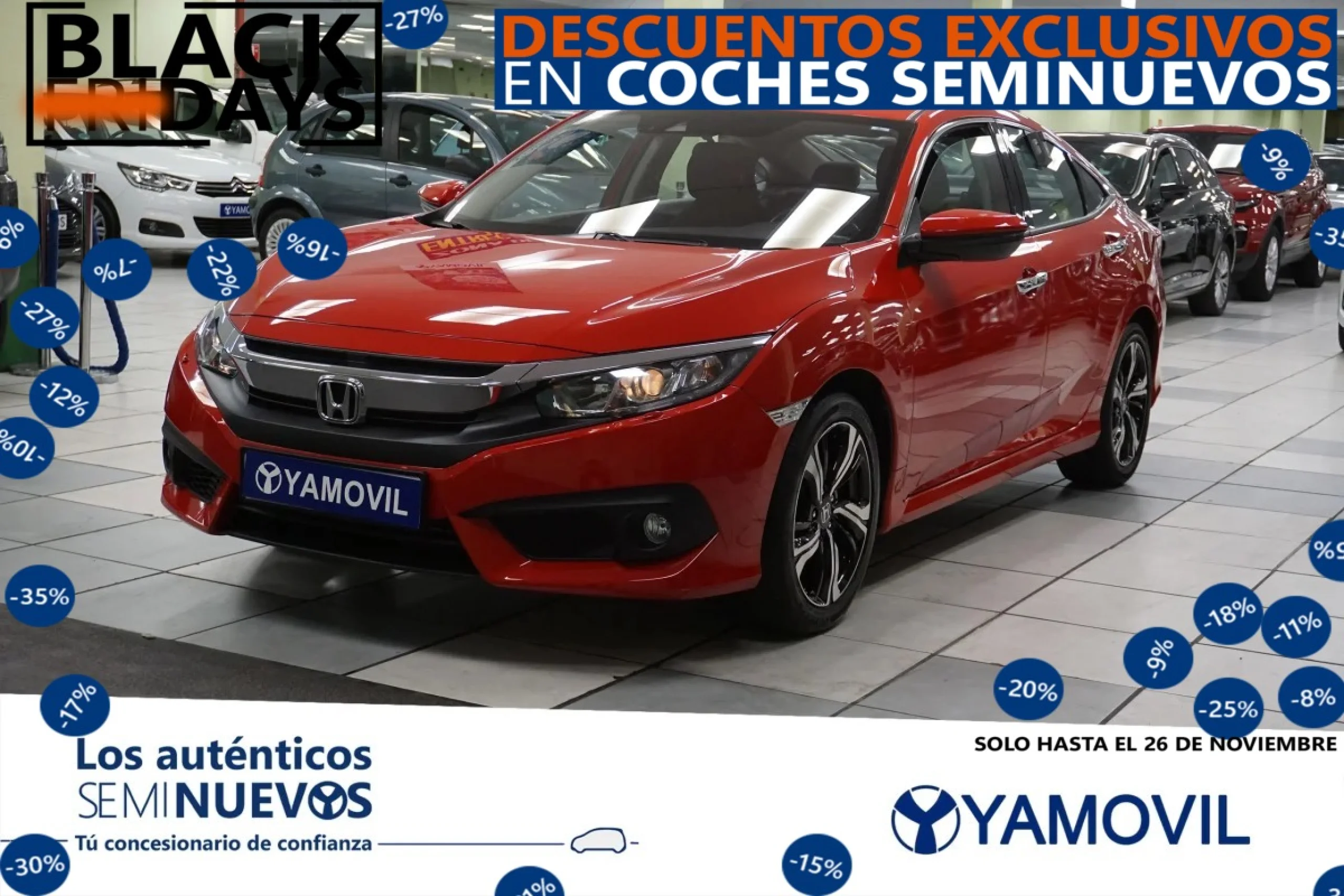 Honda Civic 1.5 I-VTEC Sedan Turbo Elegance 134 kW (182 CV) - Foto 1
