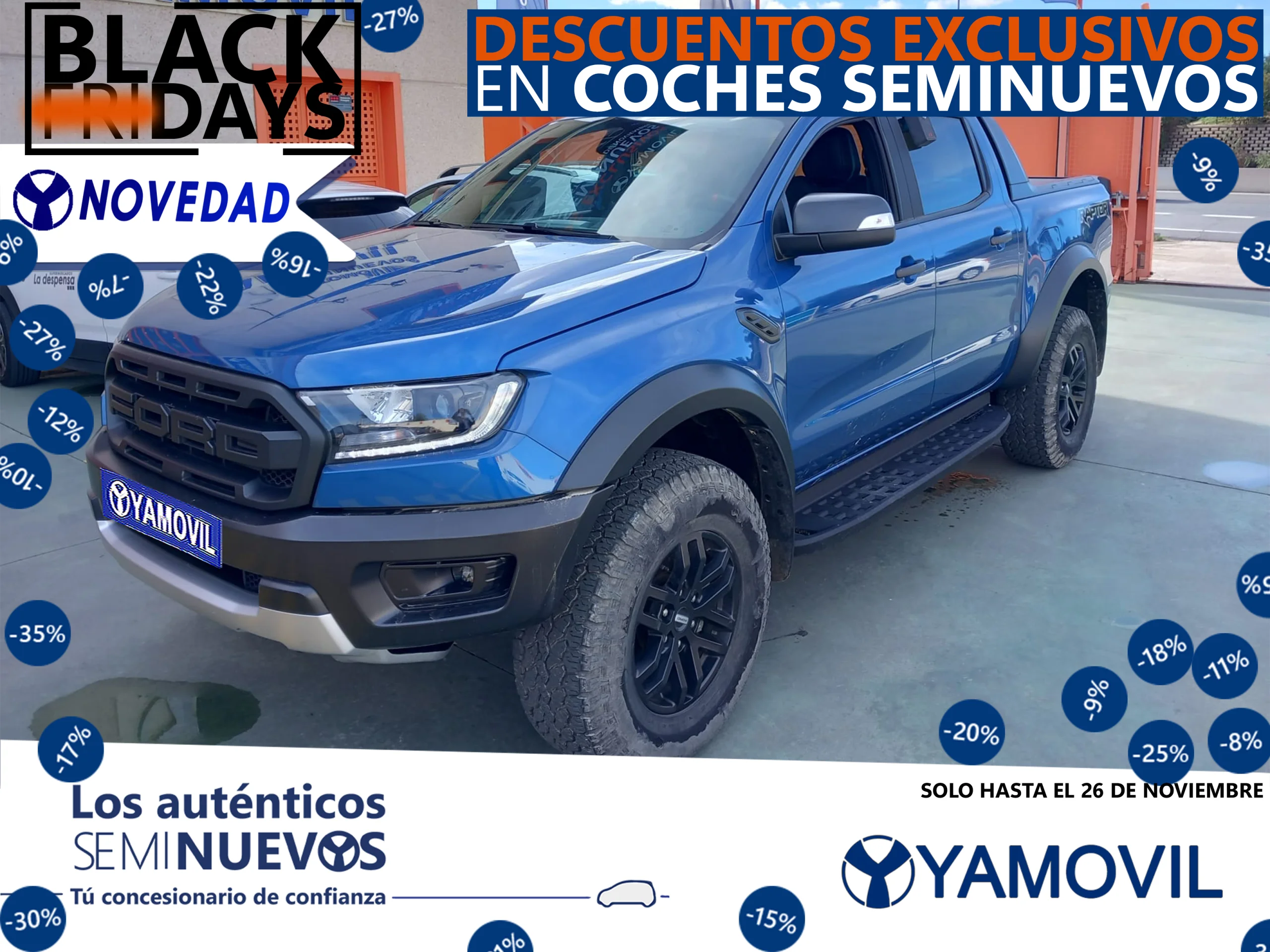 Ford Ranger Pickup 2.0 Ecoblue Doble Cabina Raptor 4x4 AT 157 kW (213 CV) - Foto 1