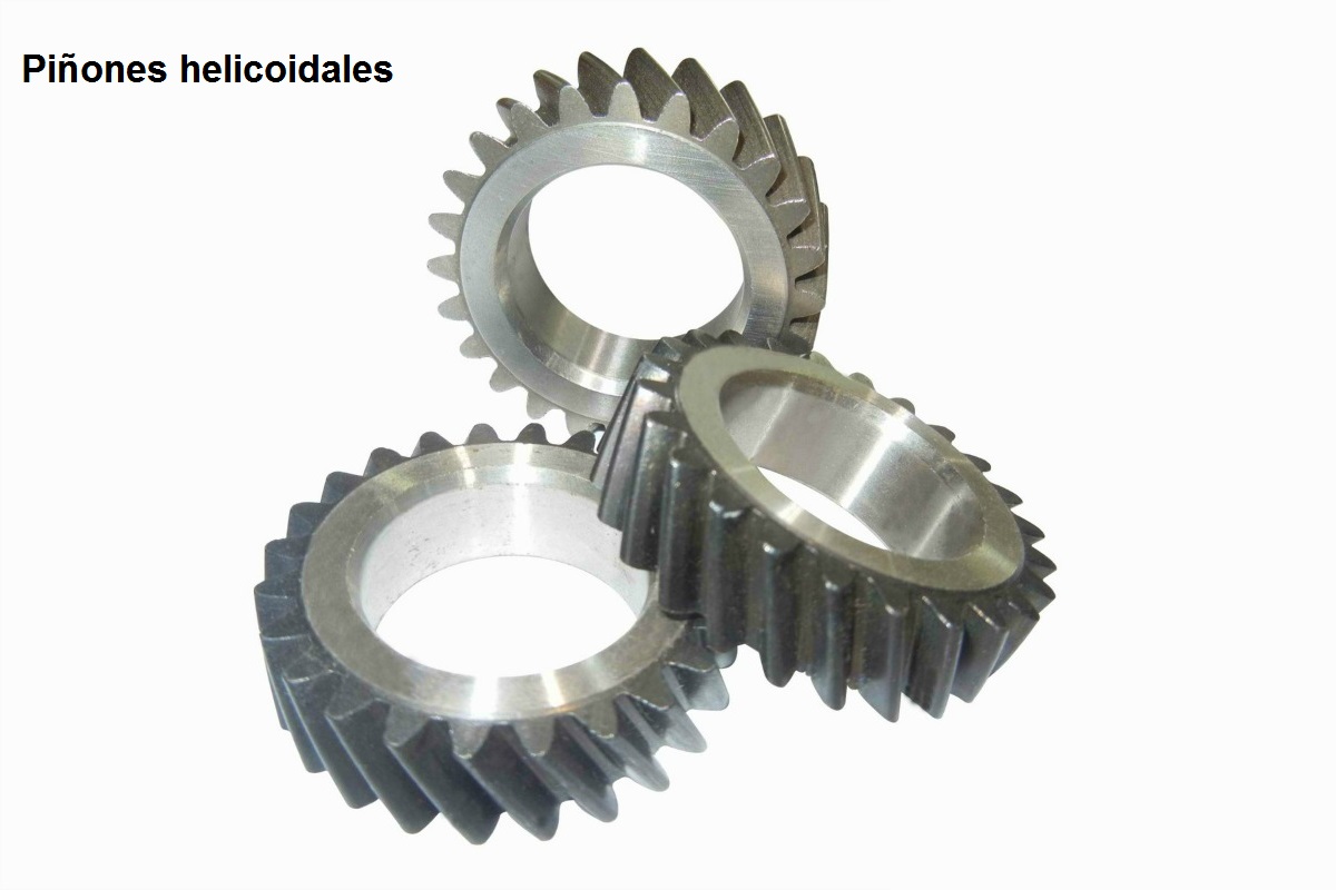 Piñón helicoidal