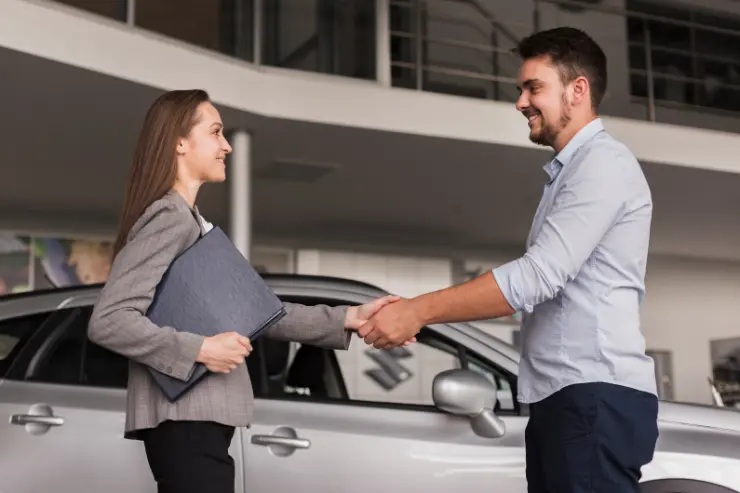 Negociación de la venta de vehículo