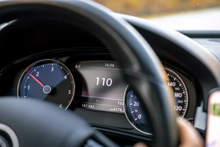 Velocímetro del coche